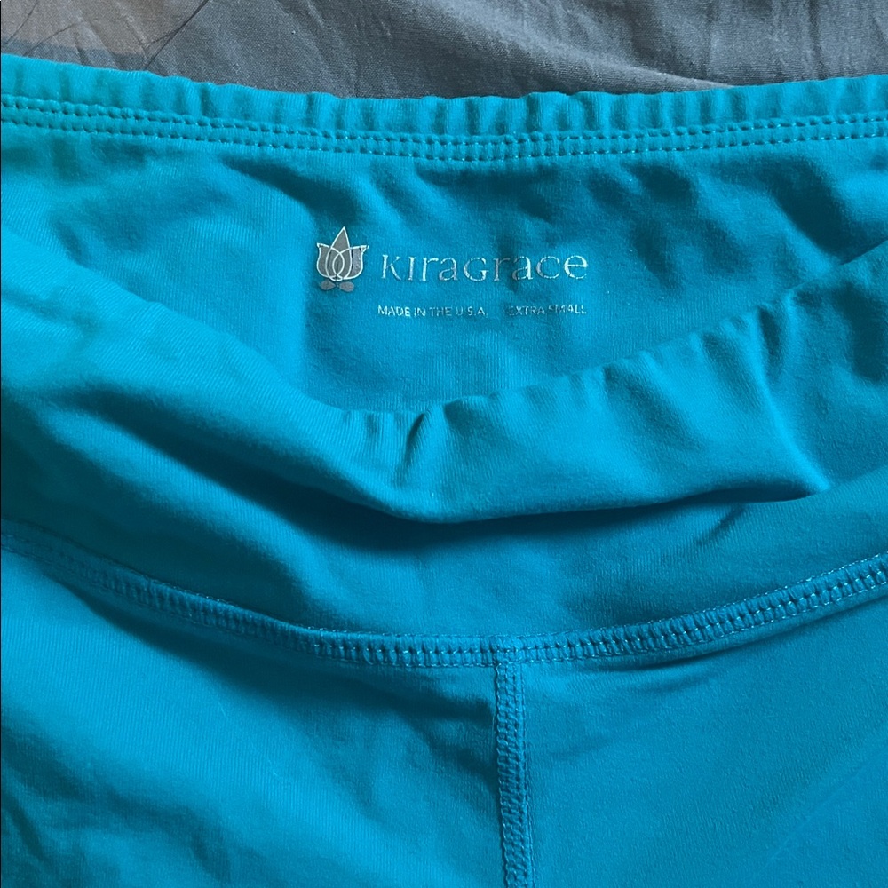 KiraGrace Blue Leggings